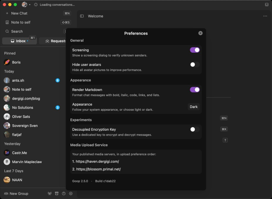 Goop: Light theme